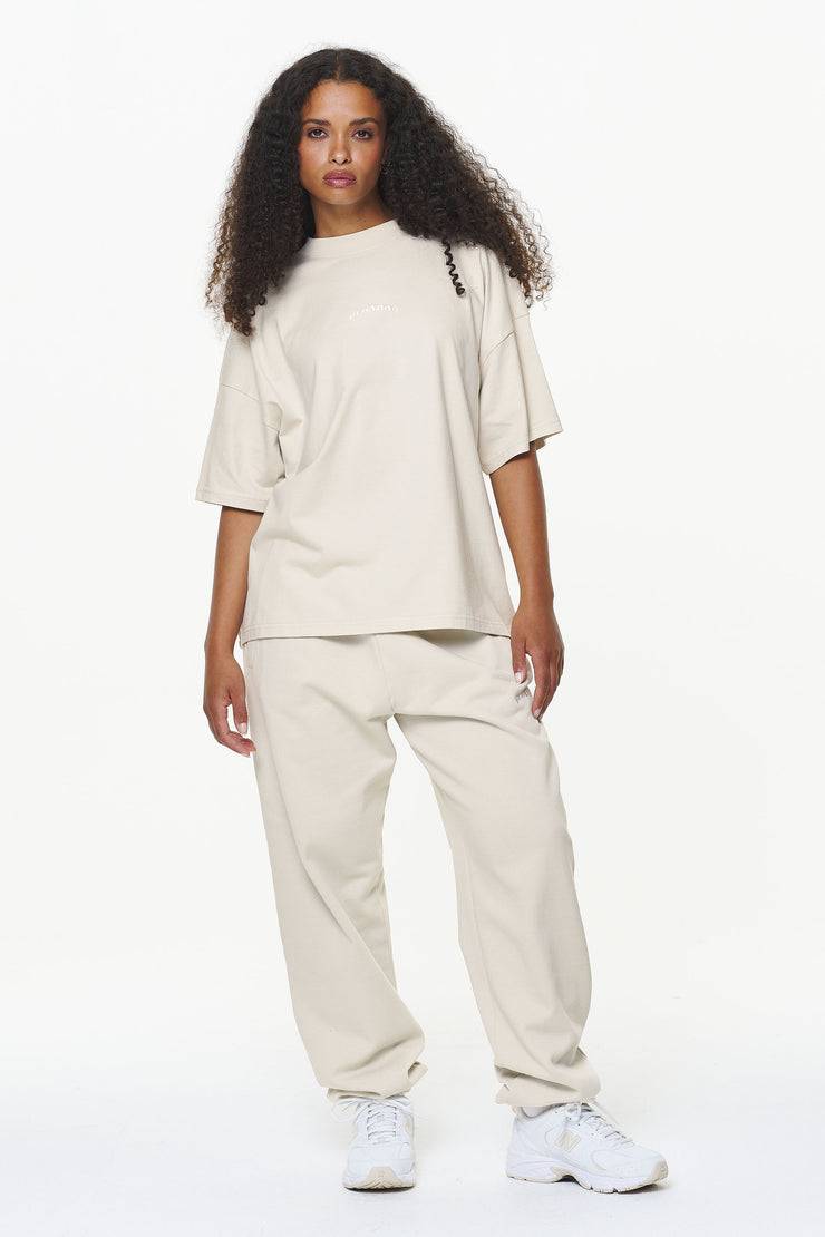 Pegador Thames Heavy Oversized Tee Vintage Washed Bone White Exklusive Angebote