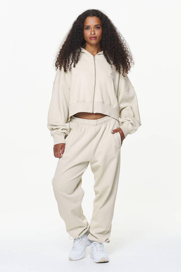 Pegador Durward High Waisted Sweat Pants Vintage Washed Bone White Blitzangebot