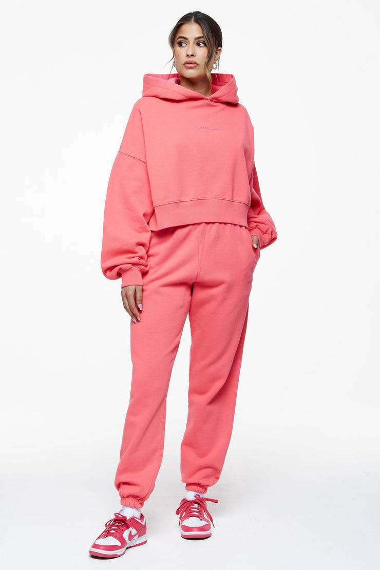 Pegador Villa High Waisted Sweat Pants Vintage Washed Strawberry Gum Saisonale Angebote