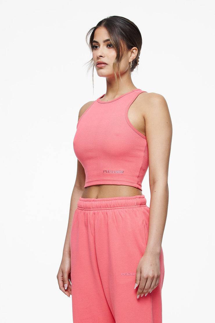 Pegador Ayla Crop Top Vintage Washed Strawberry Räumungsverkauf