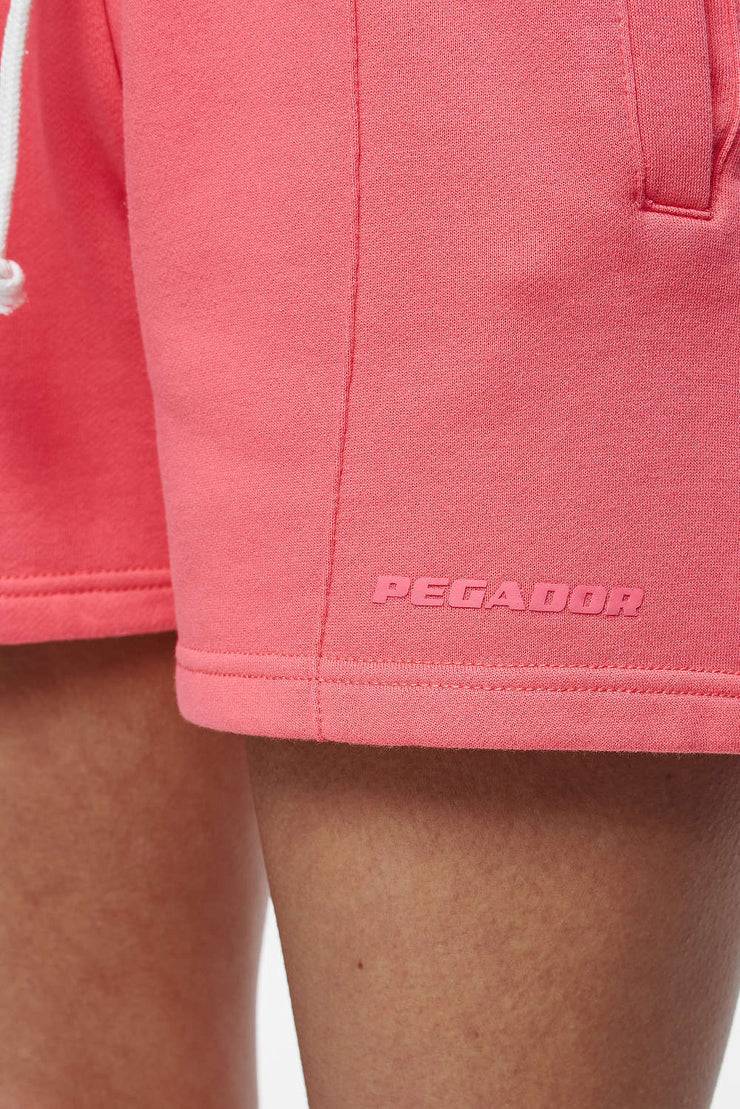 Pegador Umbria High Waisted Shorts Vintage Washed Strawberry Gum Kauf eins, bekomm eins gratis