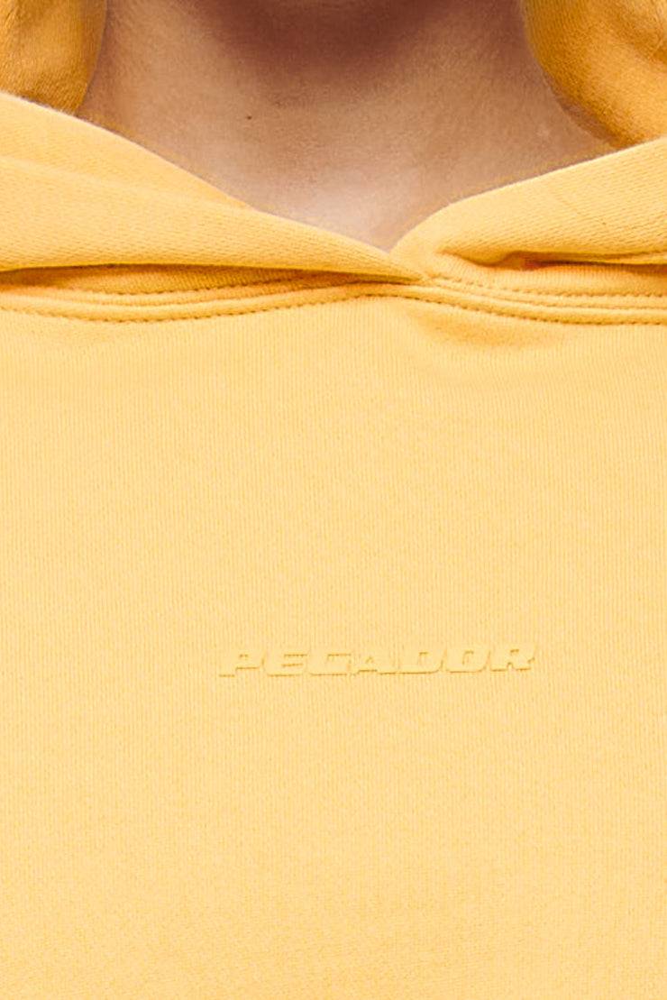 Pegador Salita Oversized Cropped Hoodie Vintage Washed Golden Sun Gum Tägliche Deals