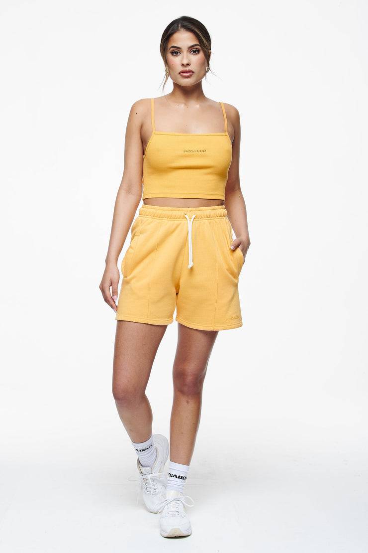 Pegador Ruby Rib Crop Top Vintage Washed Golden Sun VIP-Rabatte
