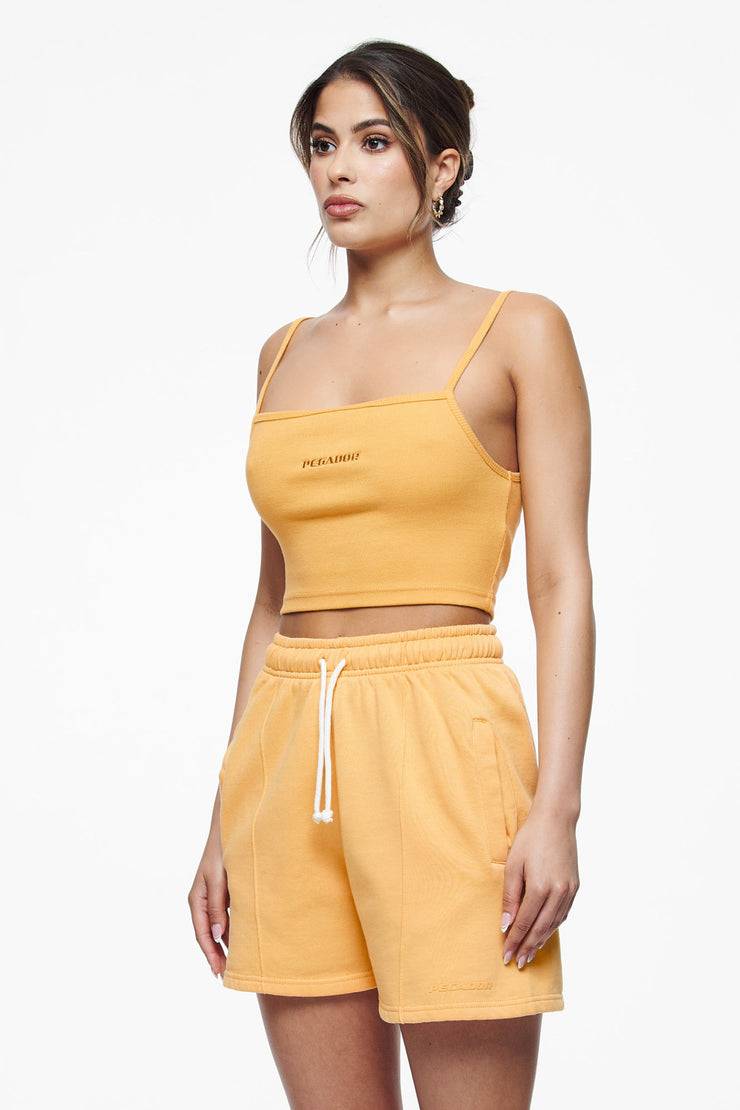 Pegador Ruby Rib Crop Top Vintage Washed Golden Sun VIP-Rabatte