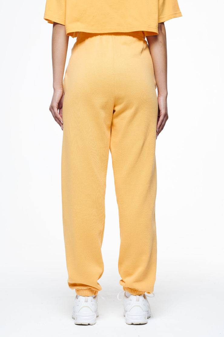 Pegador Villa High Waisted Sweat Pants Vintage Washed Golden Sun Gum Tiefpreis