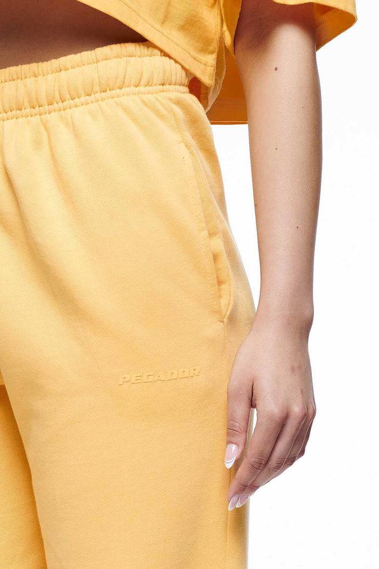 Pegador Villa High Waisted Sweat Pants Vintage Washed Golden Sun Gum Tiefpreis