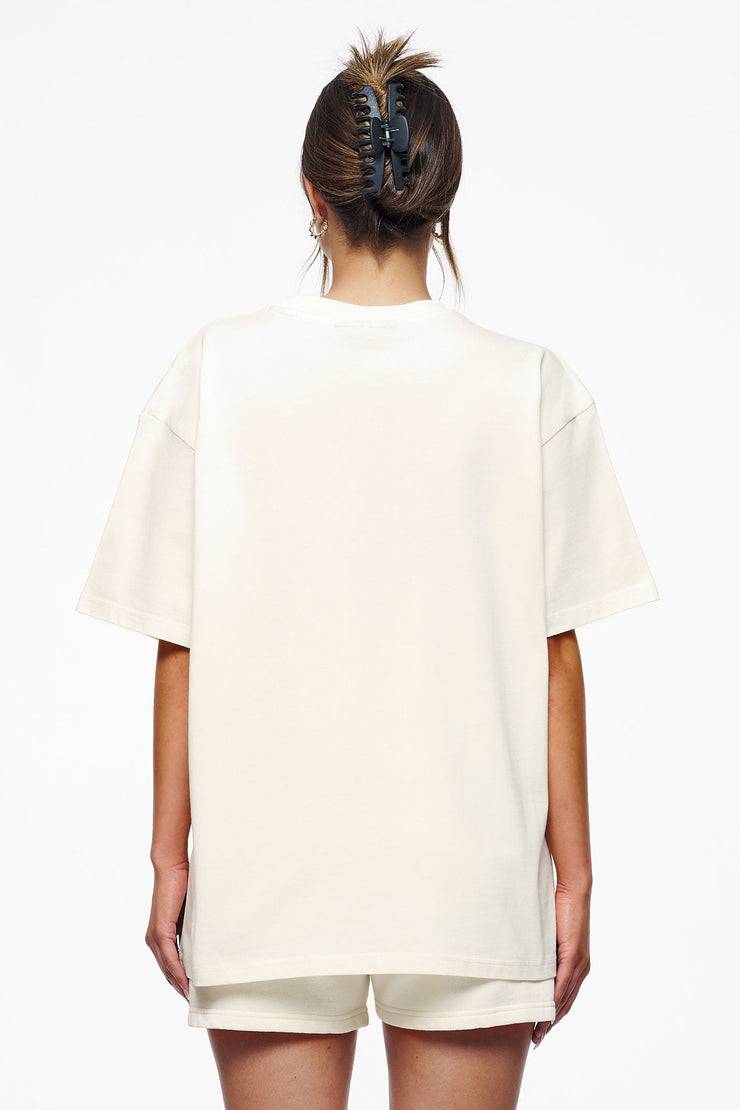 Pegador Bel Air Heavy Oversized Tee Vintage Washed Unbleached Gum Letzter Tag