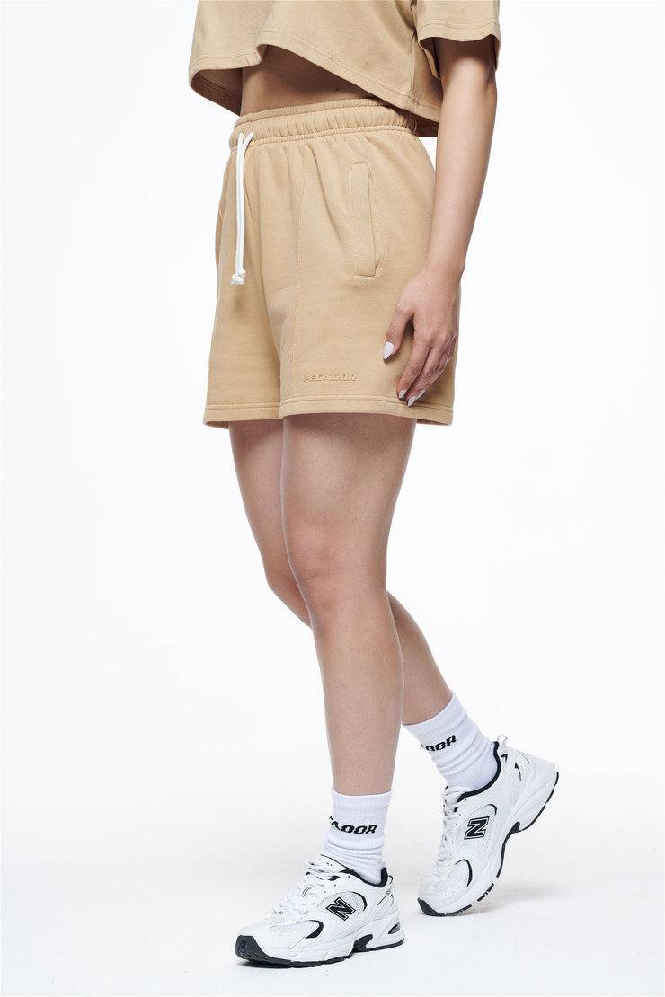 Pegador Umbria High Waisted Shorts Vintage Washed Espresso Gum Bis zu 55% Rabatt