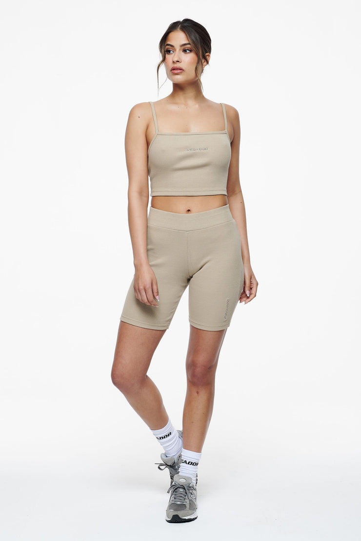 Pegador Ruby Rib Crop Top Vintage Washed Espresso Discount Store für neue Produkte