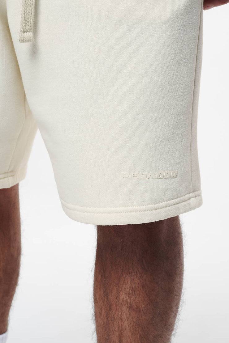 Pegador Logo Heavy Sweat Shorts Vintage Washed Unbleached Gum Kostenloser Versand international