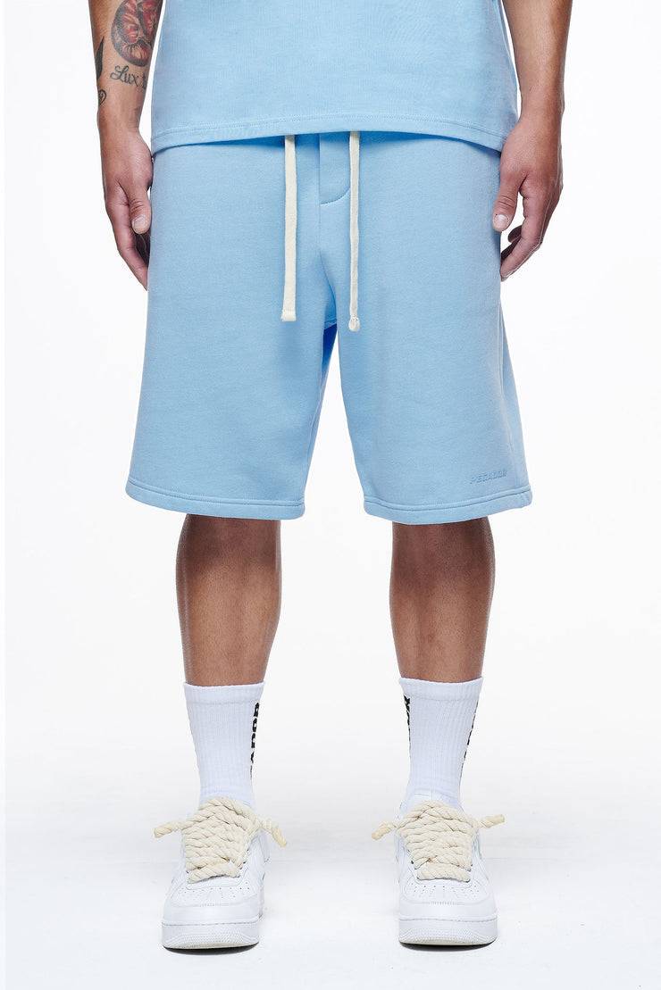 Pegador Logo Heavy Sweat Shorts Vintage Washed Riviera Blue Gum Begrenzt auf 3 Tage