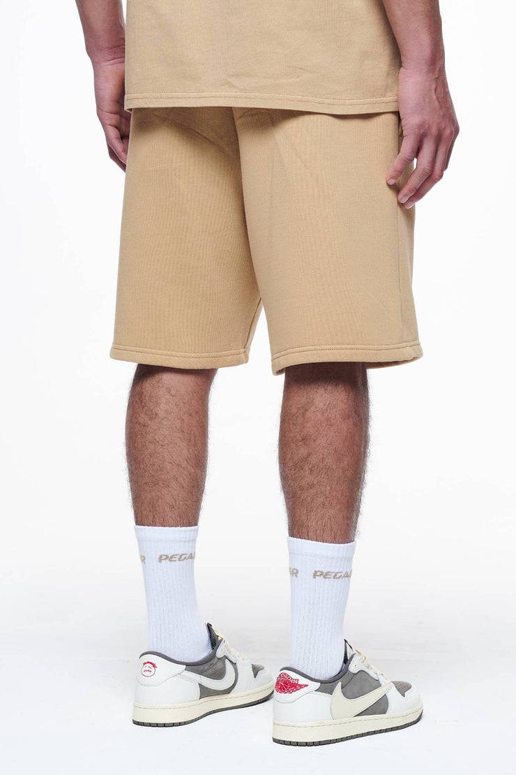 Pegador Logo Heavy Sweat Shorts Vintage Washed Espresso Gum Black Friday Preise