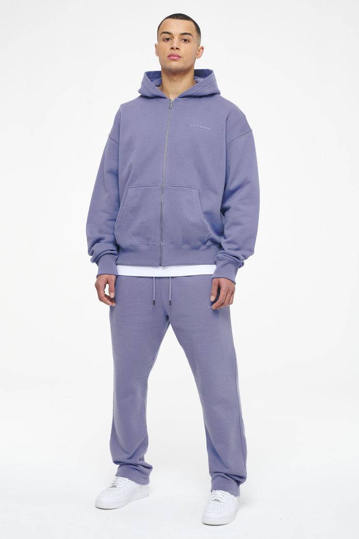 Pegador Logo Oversized Sweat Jacket Vintage Washed Magic Violet Gum Im Verkauf