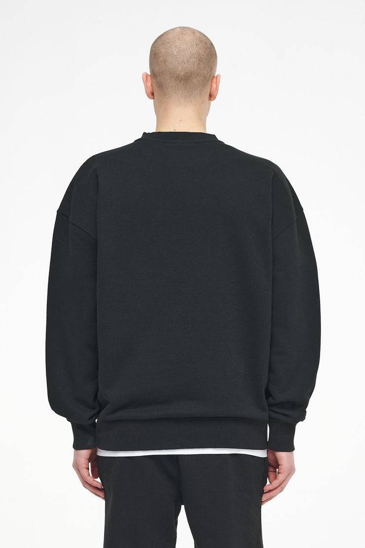Pegador Logo Oversized Sweater Vintage Washed Black Ink Gum 2025