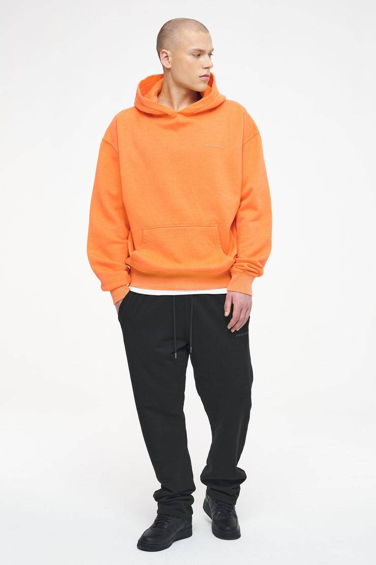 Pegador Logo Oversized Hoodie Vintage Washed Sunrise Orange Gum Outlet