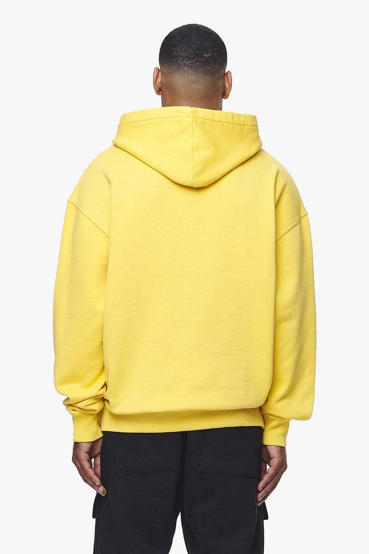 Pegador Logo Oversized Hoodie Vintage Washed Solar Yellow Gum Auslauf