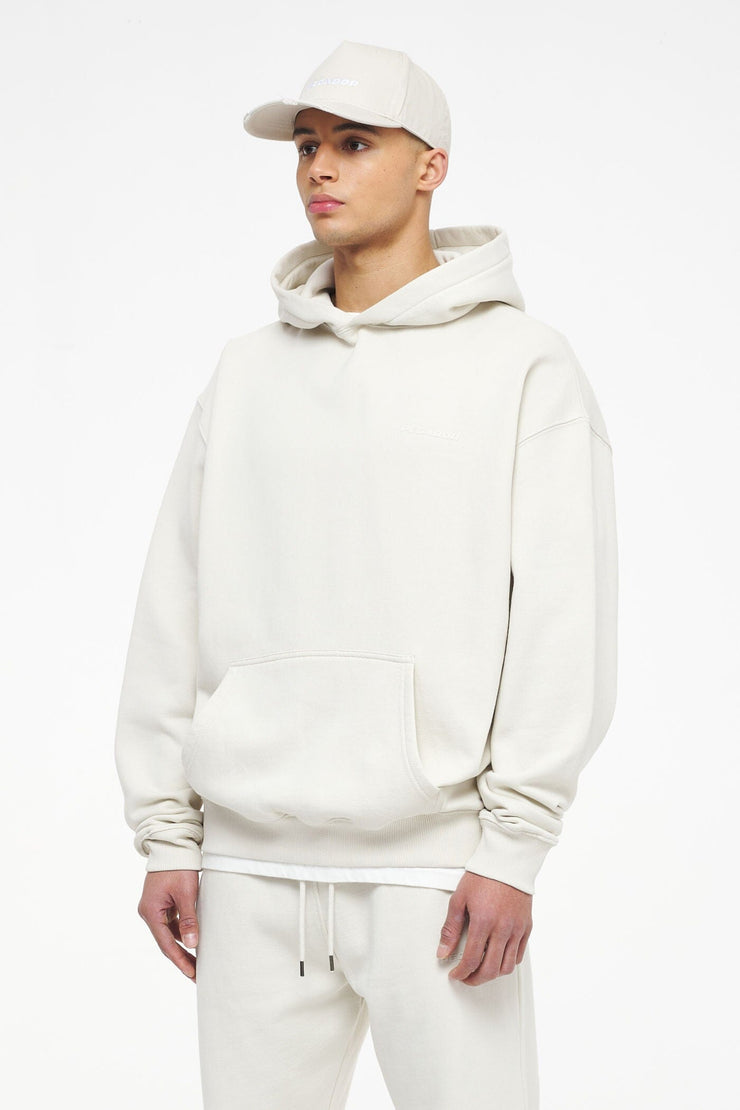 Pegador Logo Oversized Hoodie Vintage Washed Angels Cream Gum Hotsell