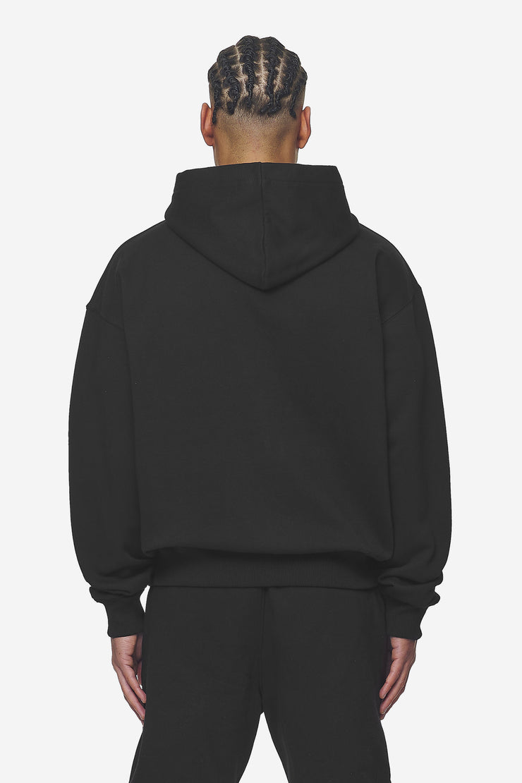 Pegador Logo Oversized Sweat Jacket Washed Black White Gum Fabrikverkauf