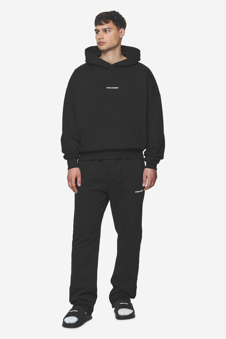 Pegador Logo Boxy Hoodie Washed Black White Gum Meist gekauft