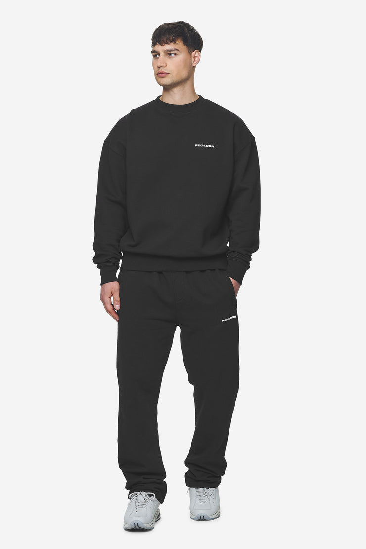 Pegador Logo Oversized Sweater Washed Black White Gum Blitzverkäufe