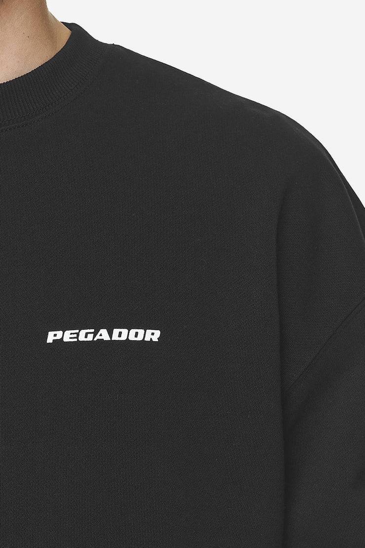 Pegador Logo Oversized Sweater Washed Black White Gum Blitzverkäufe