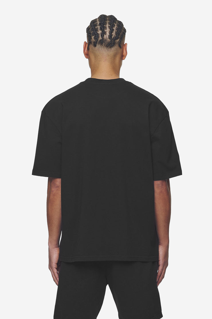 Pegador Logo Oversized Tee Washed Black White Gum Kostenloser Versand