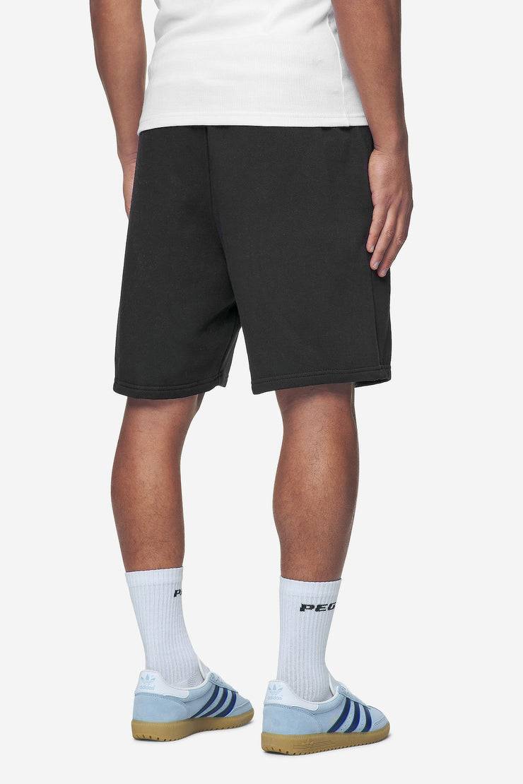 Pegador Logo Heavy Sweat Shorts Washed Black White Gum Sonderangebot