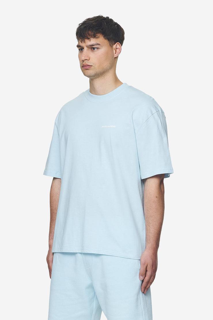 Pegador Logo Oversized Tee Washed Baby Blue White Gum Flash Sale