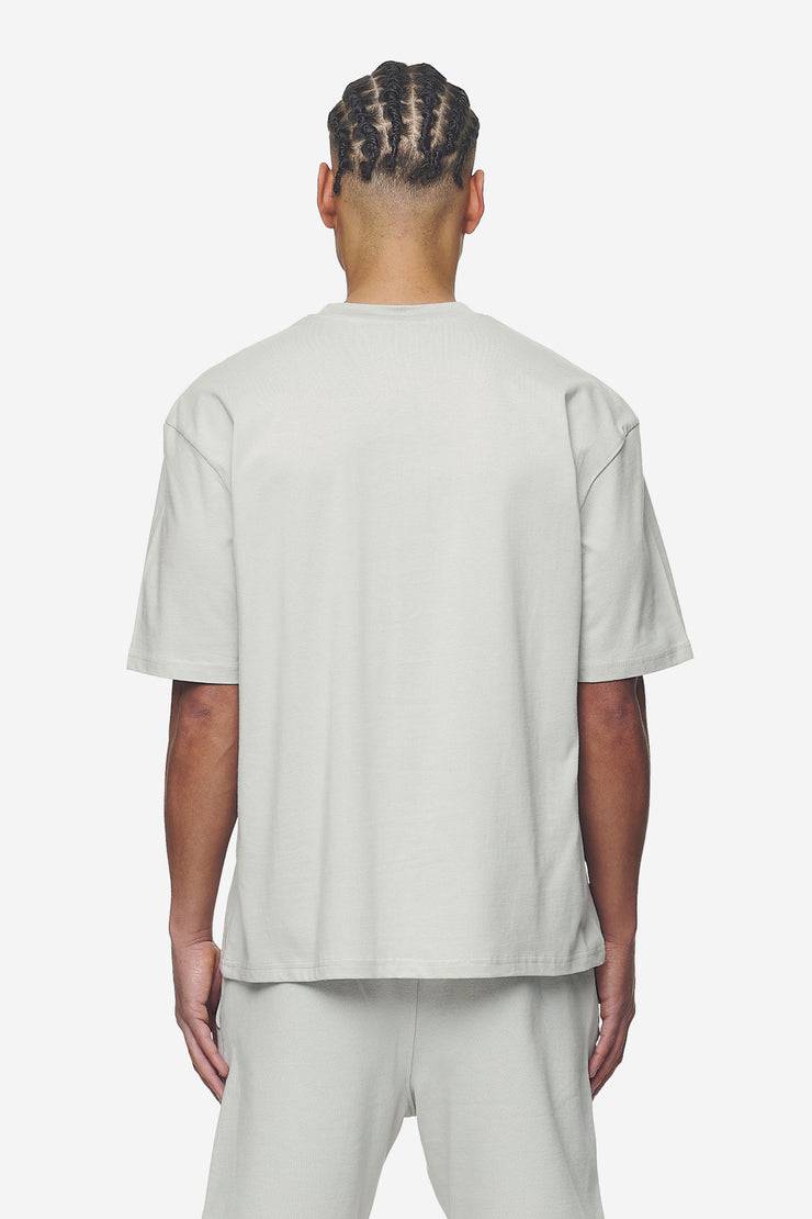 Pegador Logo Oversized Tee Washed Pearl Grey White Gum Saisonschlussverkauf