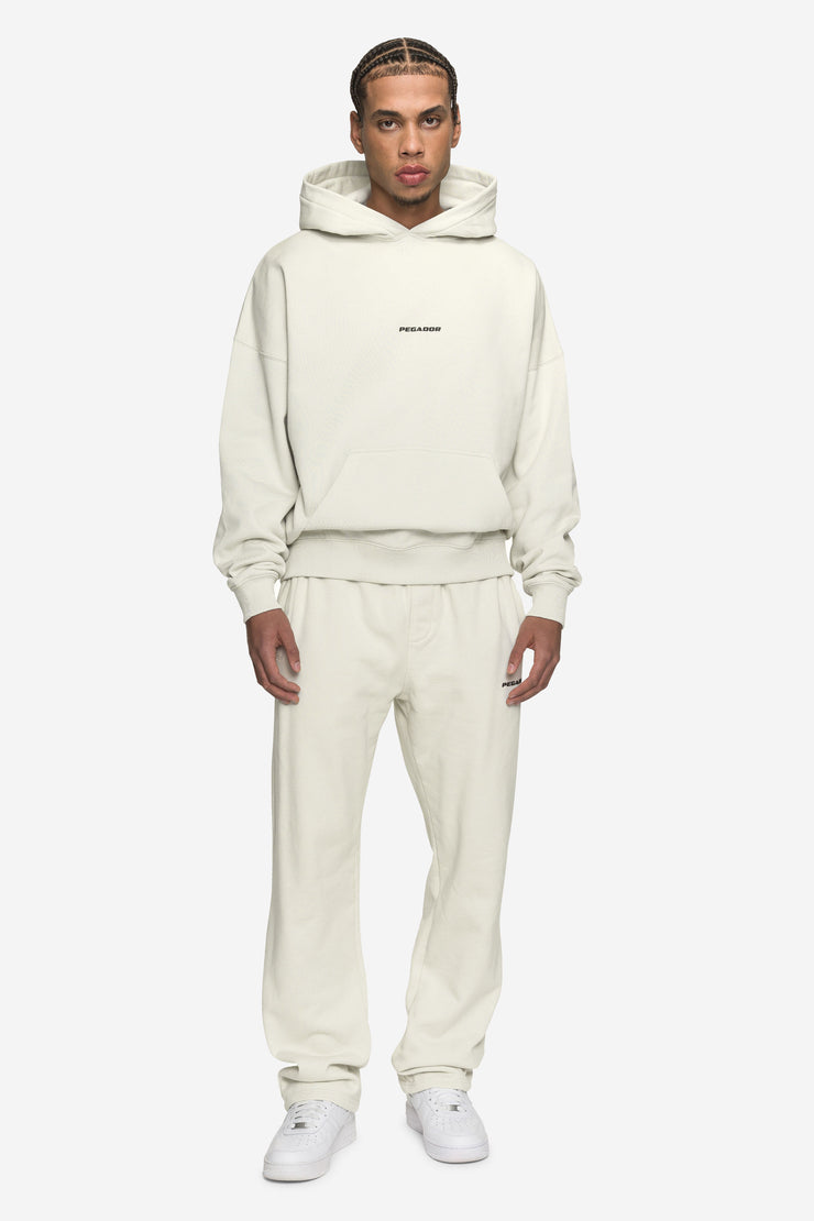 Pegador Logo Boxy Hoodie Washed Salty Cream Black Gum Weihnachtsangebot