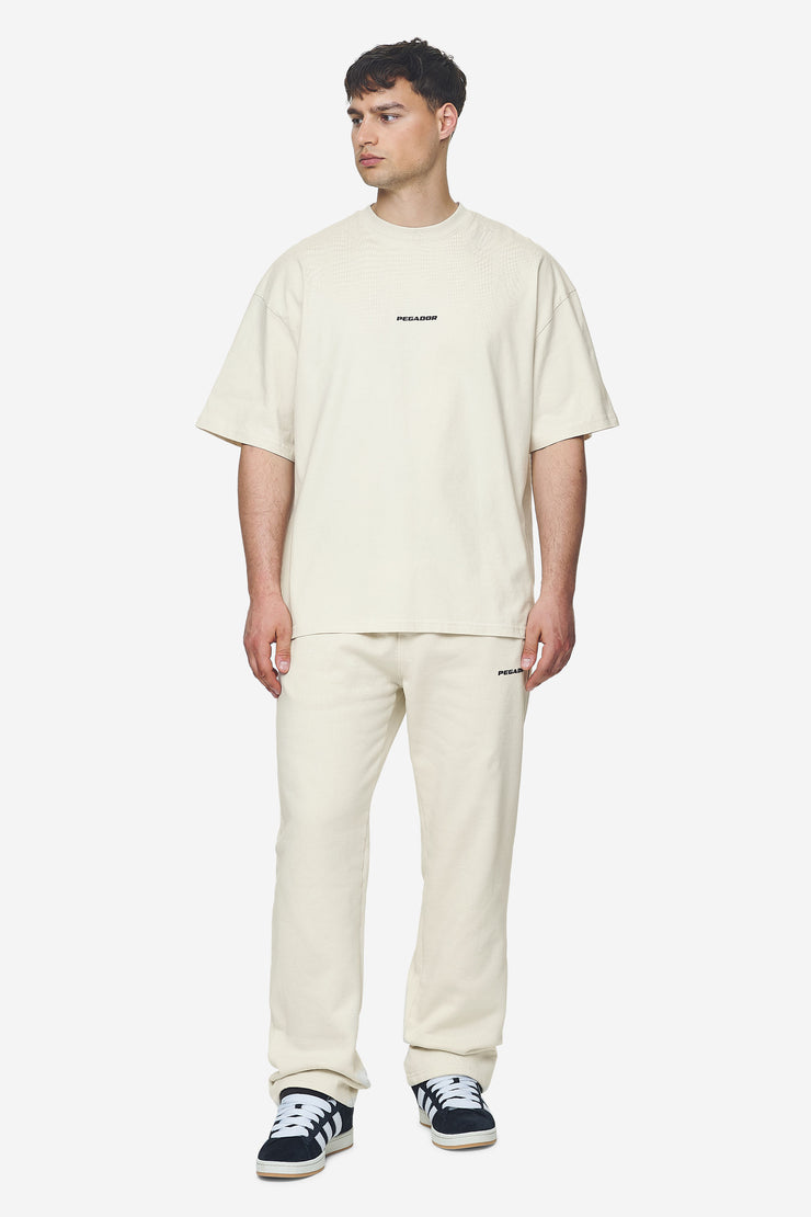 Pegador Logo Boxy Tee Washed Salty Cream Black Gum Muttertagsangebot