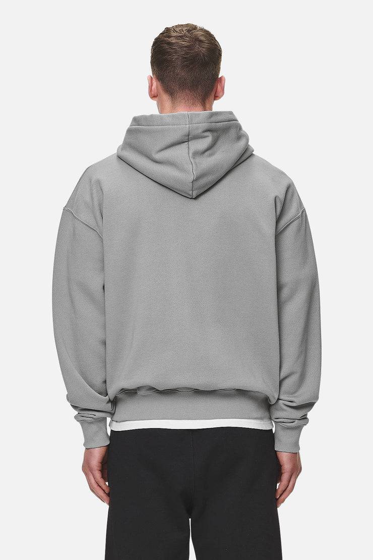 Pegador Logo Oversized Sweat Jacket Washed Cool Grey White Gum Lagerräumung