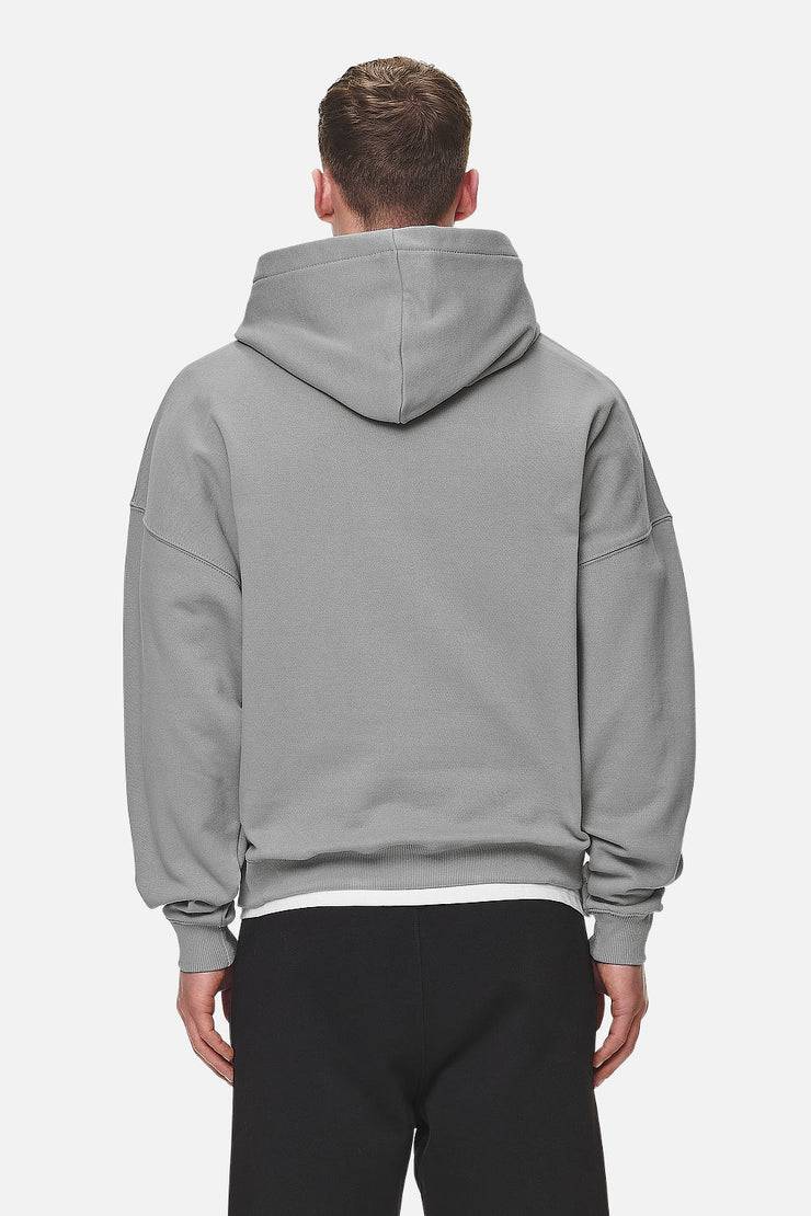 Pegador Logo Boxy Hoodie Washed Cool Grey White Gum Heißer Verkauf