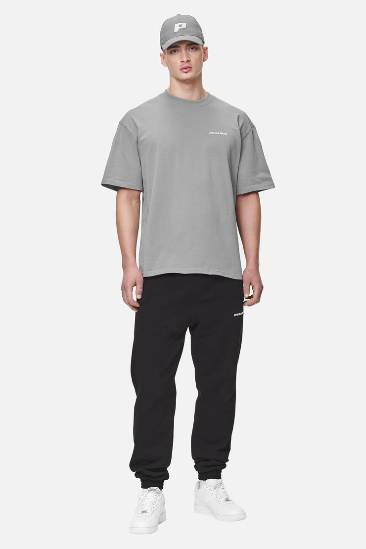 Pegador Logo Oversized Tee Washed Cool Grey White Gum Top Angebot