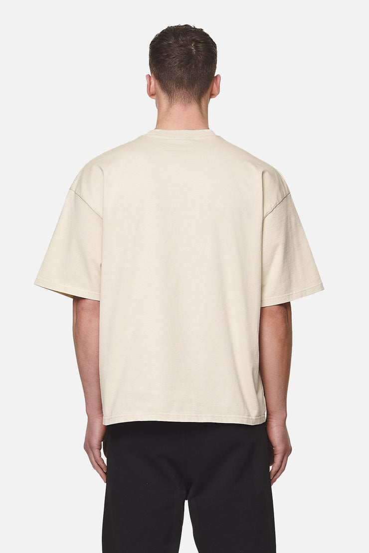 Pegador Logo Boxy Tee Washed Desert Sand Black Gum Blitzangebot
