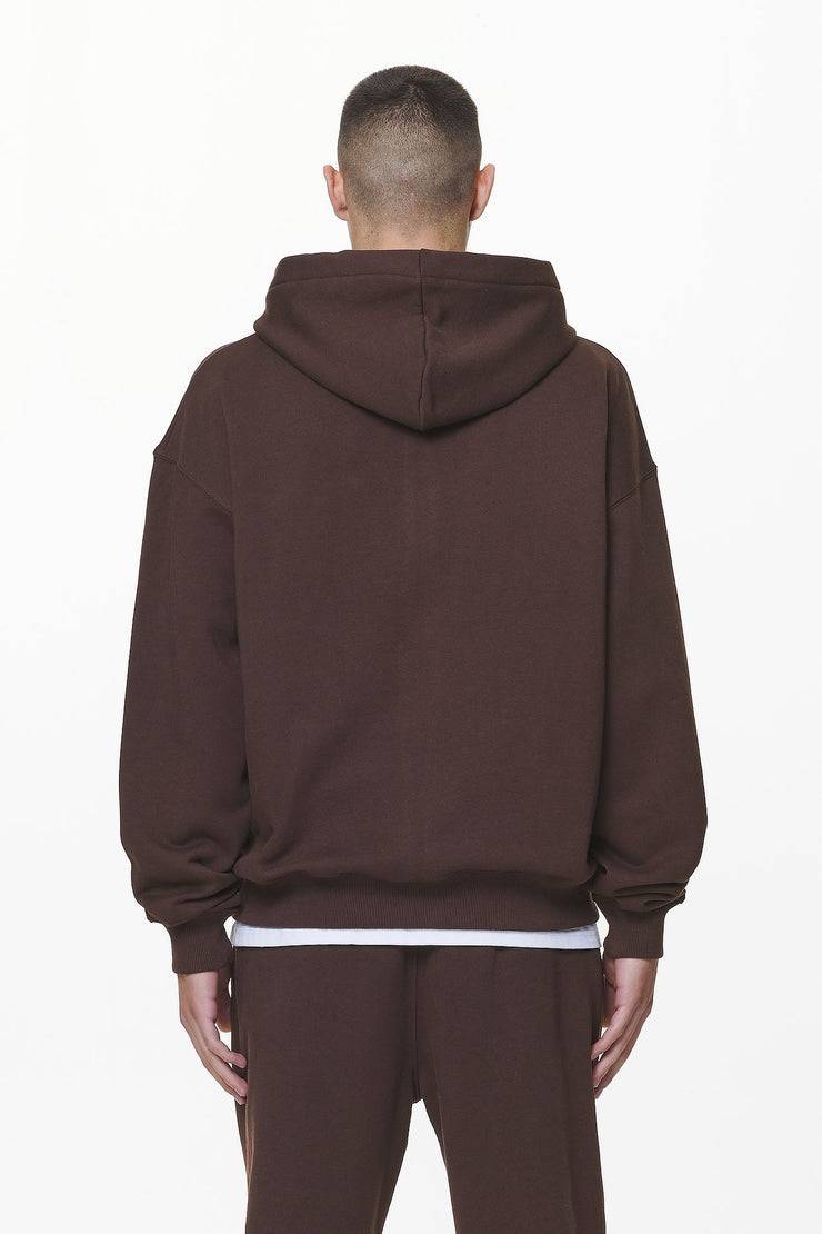 Pegador Logo Oversized Sweat Jacket Washed Oak Brown Gum Große Rabatte