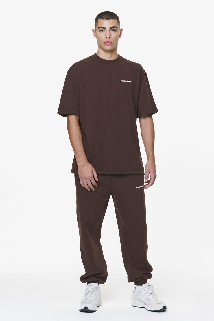 Pegador Logo Oversized Tee Washed Oak Brown Gum Neuheiten