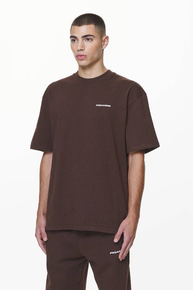 Pegador Logo Oversized Tee Washed Oak Brown Gum Neuheiten