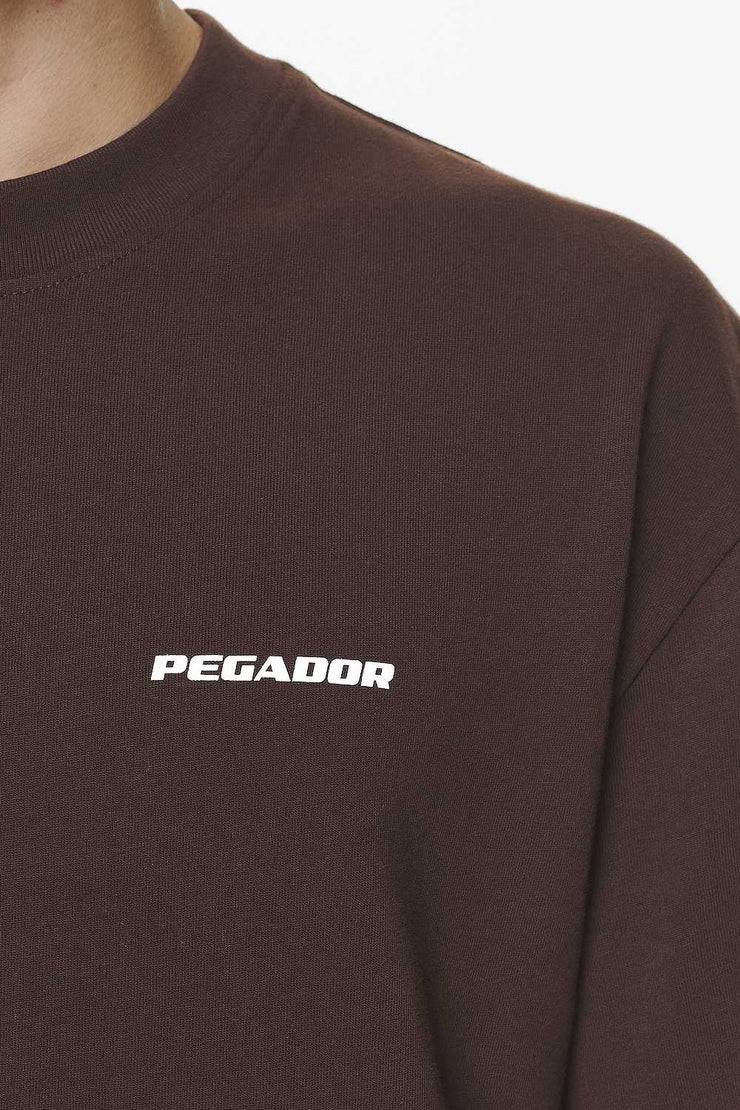 Pegador Logo Oversized Tee Washed Oak Brown Gum Neuheiten