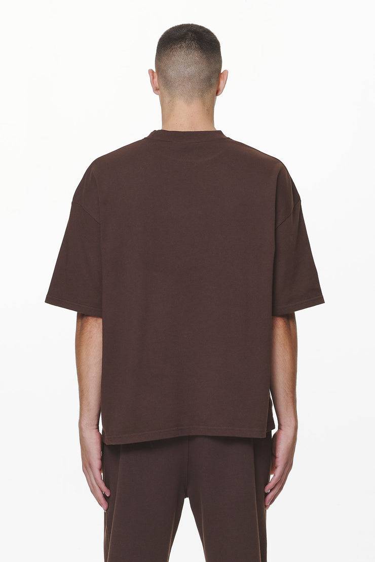 Pegador Logo Boxy Tee Washed Oak Brown Gum Bestseller
