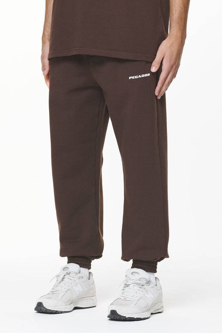 Pegador Logo Heavy Sweat Jogger Washed Oak Brown Gum Saisonale Angebote