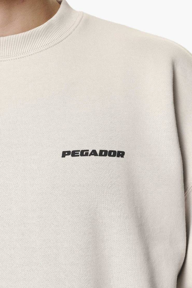 Pegador Logo Oversized Sweater Washed Dust Cream Gum Kauf eins, bekomm eins gratis