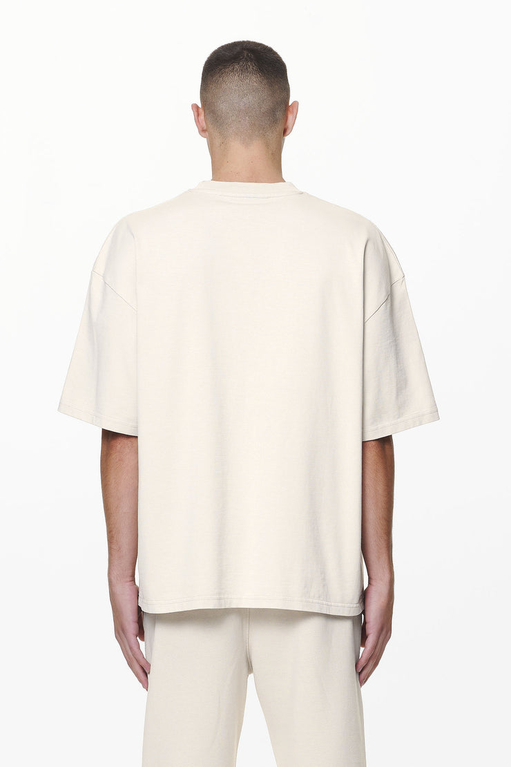 Pegador Logo Boxy Tee Washed Dust Cream Gum Tägliche Deals