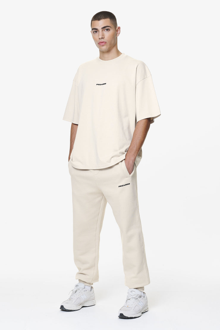 Pegador Logo Heavy Sweat Jogger Washed Dust Cream Gum Sonderangebote