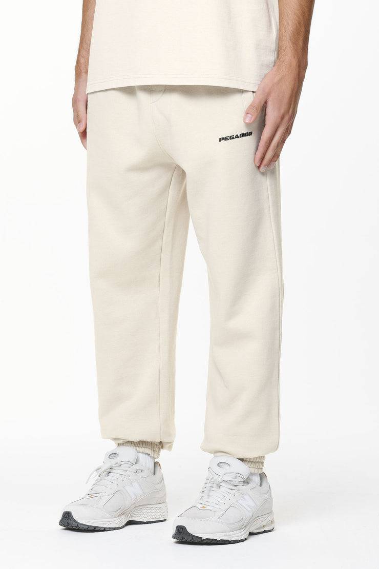 Pegador Logo Heavy Sweat Jogger Washed Dust Cream Gum Sonderangebote