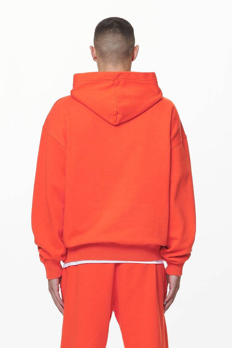 Pegador Logo Oversized Hoodie Washed Signal Red Gum Riesige Ersparnisse