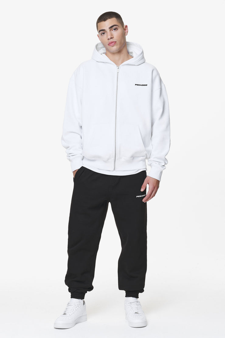 Pegador Logo Oversized Sweat Jacket White Super Sparpreis