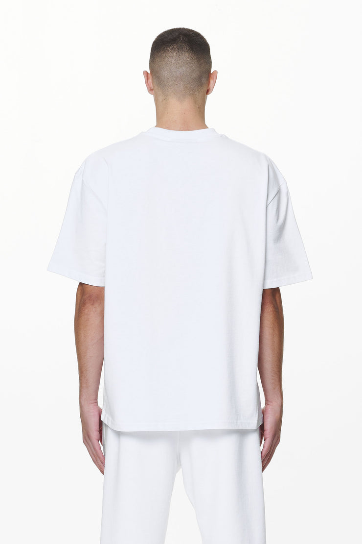 Pegador Logo Oversized Tee White Gum Kostenlose Rückgabe