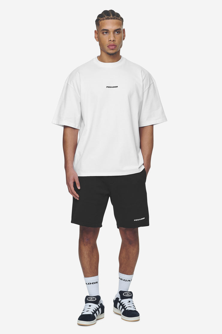 Pegador Logo Boxy Tee White Black Gum Begrenzte Freigabe