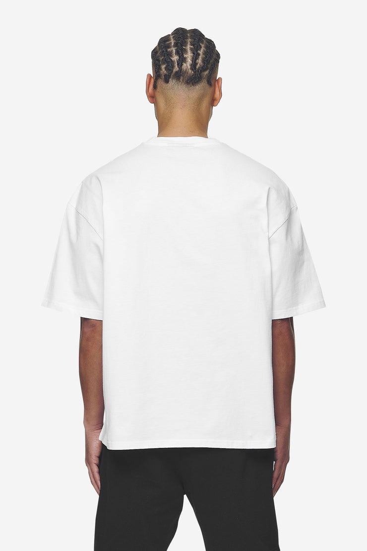 Pegador Logo Boxy Tee White Black Gum Begrenzte Freigabe